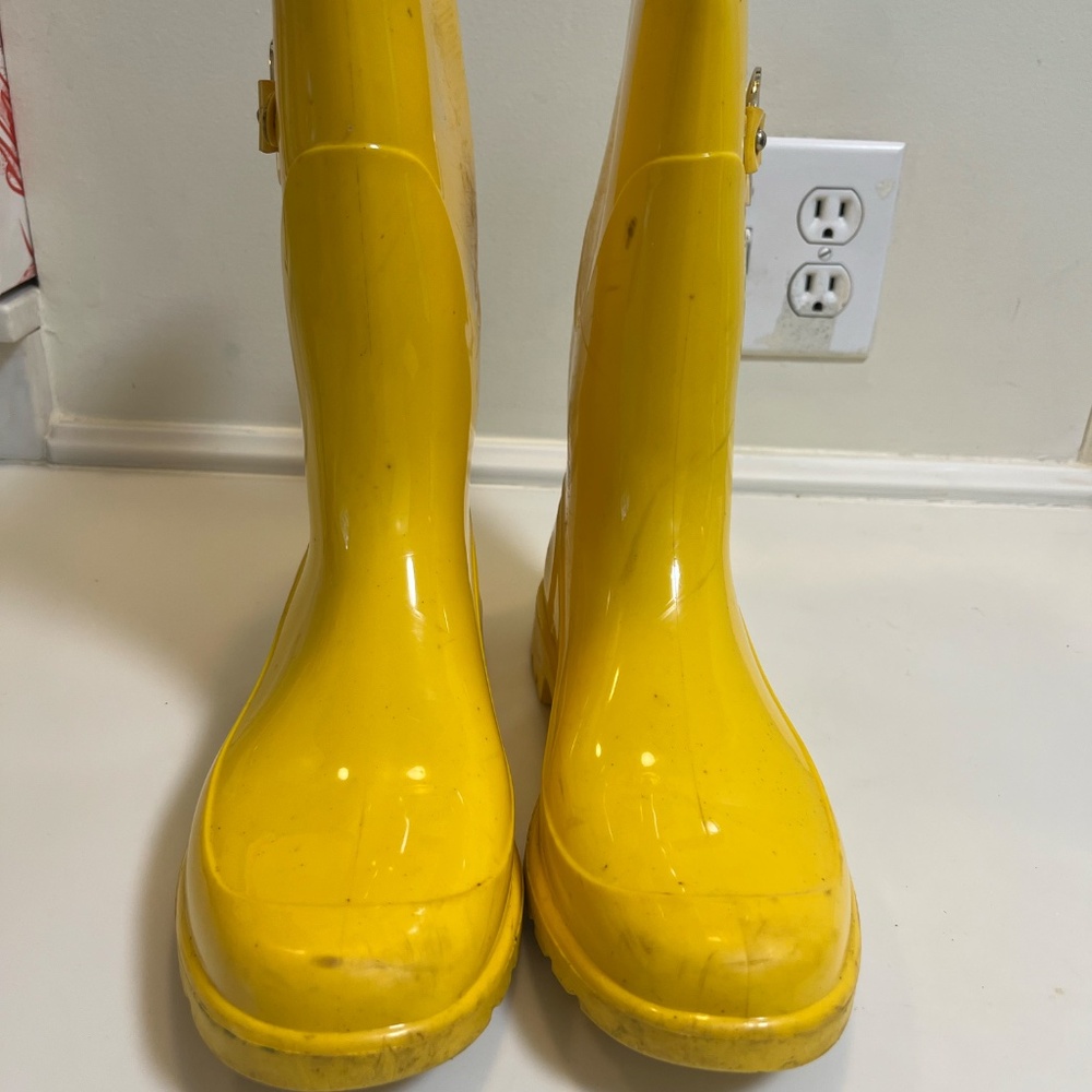 LOVE MOSCHINO women's rubber boots size 38 (8) - Picture 2 of 6
